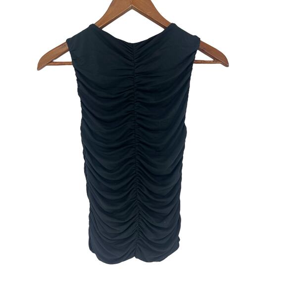 Rag & Bone Christy Ruched Tank in Black - Picture 10 of 12
